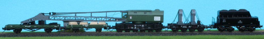 Modell des 75t-Kranzugs